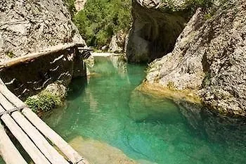 Casa Lola Beceite, Terraza Y Barbacoa アパート